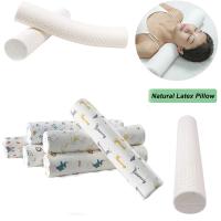 Almohada De Látex Natural Thai Para Dormir De Lado 86-90% Relajante Cilindro Para Mujeres Embarazadas Adultos Y Niños Cama Suave Y Confortable - details 0