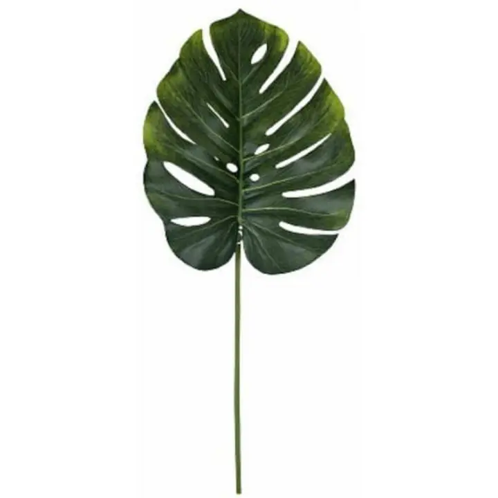 Gerimport Vara Planta Artificial Hoja Monstera 77 Cm - Decoración Realista - 1