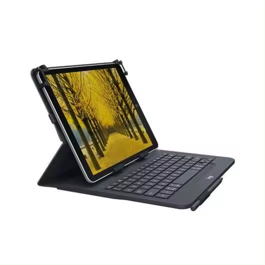 Logitech universal folio funda con teclado inalambrico para tablets de 9” a 10” - bluetooth 3.0 - color negro - 1