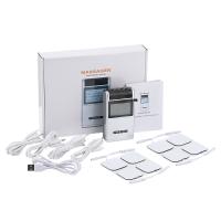 Estimulador muscular eléctrico TENS, fisioterapia, masajeador corporal de 4 canales, máquina para aliviar el dolor, Electroestimulador, 15 modos - details 6