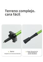 MAP BROTHER M3031 N-Pole Poles De Senderismo Plegables Con Cierre Rápido Para Correr Y Competir 7075 Aleación De Aluminio Palas De Punta De Tungsteno Cobalto Mango De Mano EVA - details 7