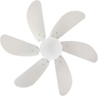 Basic Ventilador de techo con luz, E27, 15 vatios, blanco, 76,2x76,2x41,5 cm - details 1