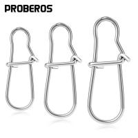 PROBEROS 30Pcs/lot Pinzas De Pesca De Acero Inoxidable Con Reforzamiento Herramientas De Pesca Conector Fuerte Accesorios De Ancilota - details 3
