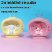 Luz De Noche Kawaii Sanrio Figura De Anime Cinnamoroll My Melody Hello Kitty Decoración De Escritorio Modelo TV Luz Ambiente Regalo De Navidad - details 1