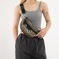 Bolsa De Cintura Para Mujer Con Estampado De Leopardo Bolso De Pecho De Moda Bolsa Cruzada De Hombro Sencilla Bolsa De Teléfono Para Dama - details 0