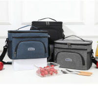 Nueva bolsa de picnic portátil para coche, bolsa de hielo fresco PEVA prensada en caliente, bolsa aislante de un solo hombro a prueba de fugas - details 18