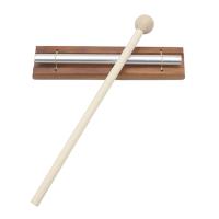 Campanas De Viento De Madera Para Mesa 1/3/7 Tonos Juguete Educativo Musical Para Niños Instrumento De Percusión Con Martillo Metal Plateado - details 0
