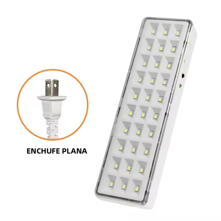 Lámpara De Emergencia Portátil LED Para Lucha Contra Incendios Iluminación Interior Ajustable En Tiempo De Fallo De Energía Incluye Batería Recargable - 1