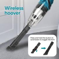 Aspiradora inalámbrica de mano eléctrica, aspiradora inalámbrica para el hogar y el coche, doble uso, portátil, limpieza de alta potencia para batería Makita de 18V - details 3