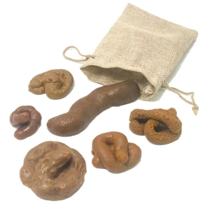 6pcs Juguete De Gag Clásico Mierda Increíble Para Juguetes De Mascotas Decoración De Hogar Divertido Y Falso Orina De Perro - 1