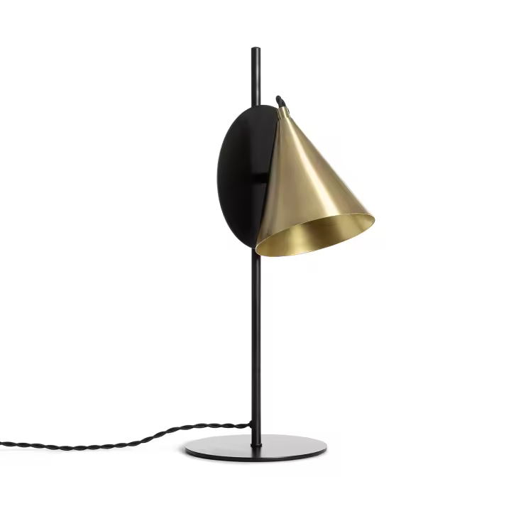 Ledkia Lámpara de Mesa de Metal Liceo Negro / Dorado - 1