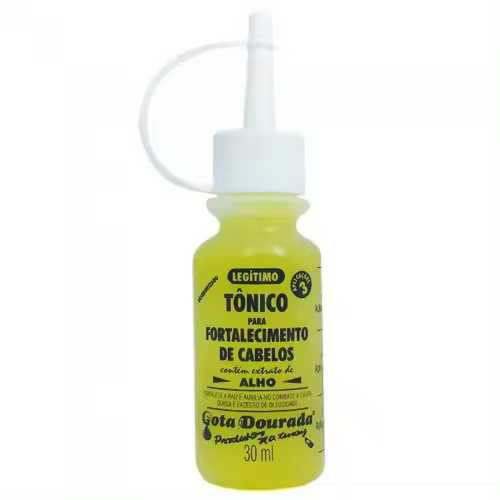 Tónico Gota Dourada Anticaspa y Anticaída Extracto de Ajo 30ml - 1