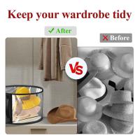 Bolsa de almacenamiento para sombreros de playa, artefacto para guardar sombreros de cubo negros - details 20