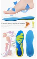 Nuevos Silicona Gel Plantar Fasciitis Cuidado De Los Pies Ortopédico Masajeador Insertos De Zapato Absorción De Choque Unisex - details 5