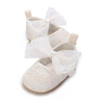 Zapatos De Princesa Para Bebé Niña Con Cordones Y Aros Antideslizantes Suela Suave Para Cama Ropa De Bebé 0-18 Meses - details 2