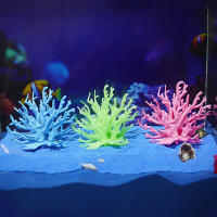 Decoraciones Artificiales Para Acuario Coralline Plantas De PVC Para Decoración De Tanque De Peces Jardín Acuático - details 1