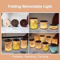 Lámpara De Mesa Plegable LED Táctil Recargable USB Portátil Linterna De Noche Para Leer En La Cama Y Tentación Luz De Ambiente Moderna - details 10