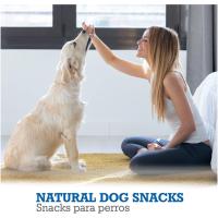 Oreja de bufalo deshidratadas - Bolsa 10 uds - Snacks 100% Natural para Perros - Chuches, premios, recompensas, golosinas, chucherías para Perros - Snack Ahumado - Higiene Dental - Arquivet - details 1