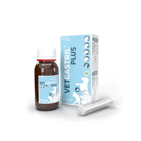 Opko Farmadiet Complemento Vet Gastril Plus 50 ml - Protector Gástrico para Mascotas (Gatos y Perros) - Suplemento Nutricional para el Cuidado Gástrico de Mascotas Adultas - Marca Opko Pharmadiet - 1