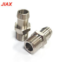Conector De Acero Para Manifold De Admisión Y Calentador De Tubo De Alimentación 1/2" NPT 5/8 Barb Universal Para Chevy - details 1