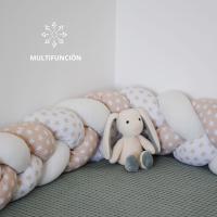 SEB MARKET  Trenza Cuna Bebe  Protector Cuna Chichoneras para Recién Nacidos - details 3