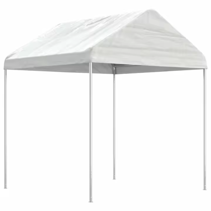 vidaXL Cenador con techo polietileno blanco Dimensiones 2.28 x 2.23 x 2.69 m,  4.46 x 2.28 x 2.69 m,  6.69 x 2.28 x 2.69 m y mas - 1