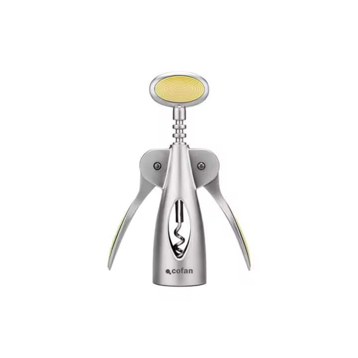 Sacacorchos Cofan Amarillo/Negro Sena Aleación Zinc 17x6,2x4,2 Cm - 1