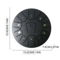 Instrumento De Percusión De 6 Pulgadas Con 11 Notas Incluye Bolsa De Batería Libro De Música Y Palillos Para Batería Sonido Hechicero Instrumento De Lluvia - details 2