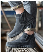 Botas De Trabajo Con Punta De Acero Anti-Pinchazos Indestructibles Para Hombre Zapatos De Seguridad Para Exteriores - details 6
