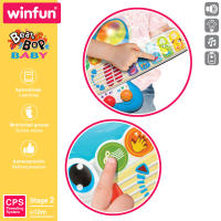 Guitarra eléctrica infantil Winfun con botones táctiles, luz y sonido, +1 año - details 2