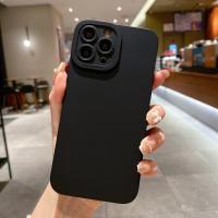Funda De Silicona TPU Negro Para iPhone 15 14 13 12 pro 11 pro Max X Xs XR Con Protección De Lente Antichoque Y Anti-Scratch Compatible Con Apple - details 11
