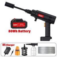Pistola de agua inalámbrica de alta presión para lavado de autos, 500 W, 60 bar, generador de espuma, limpiador portátil, lavadora de autos - details 12