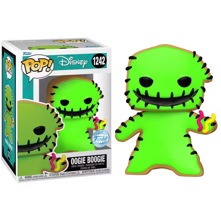 FUNKO POP! PESADILLA ANTES DE NAVIDAD - OOGIE DE JENGIBRE EXCLUSIVO, LICENCIA OFICIAL - 67716, Nº1242 - 1
