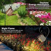 Lámpara Solar De Jardín Decorativa En Color Cálido Con Botella De Riego Incluida Luz Solar Colgante Para El Jardín - details 1