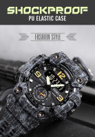Reloj Deportivo Skmei Multifuncional Cronógrafo Digital Hombre Movimiento Dual Resistente Al Agua Con Alarma Y Calendario Pantalla LED - details 4