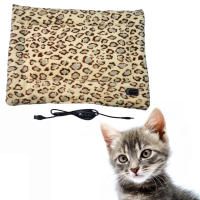 Almohadilla Caliente Para Mascotas Lavable Edredón Eléctrico Tapete Calefactor Ajustable Temperatura Plush Suave Para Gatos Perros Conejos - details 4