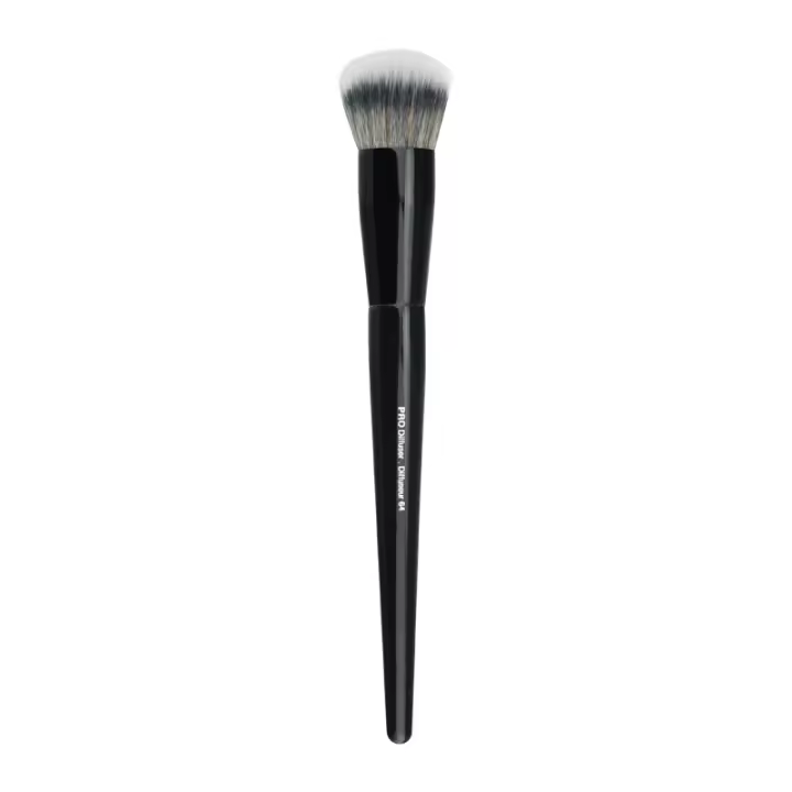 Cepillo De Maquillaje Profesional 1 Pieza Difusor Negro Número 64 Estrellado Polvo Contorno Face Cosméticos Sintéticos Herramientas De Blush - 1