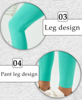 Pantalones De Yoga De Cintura Alta Para Mujer Sportwear Transpirable Leggings De Gimnasio Levantamiento De Glúteos Tights Deportivos - details 3