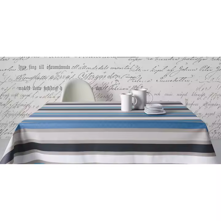 Mantel Aitana Louvre Caravaggio Azul 140cm X 25m - Antimanchas y Protección Duradera - 1