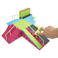 SPIN MASTER - TECH DECK - NEON SKATE PARK DEDOS - Neon Mega Park X-Connect Creator - Juego de Rampas de Skate Personalizable que Brilla en la Oscuridad con 2 Fingerboards - 6063752 - Juguetes Niños +6 años - details 3