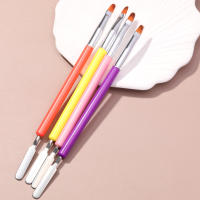LULAA Pincel De Uñas Doble Final Para Arte De Uñas Y Extensión De Gel Adecuado Para Salón De Uñas Y DIY De Arte De Uñas - details 0