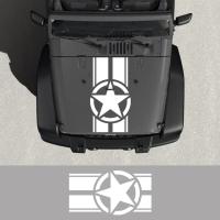 Pentagram Estilo Vinilo Adhesivo Para Cubrir Maletero De Coche Accesorios Para Jeep Renegade Patriot Wrangler JK L TJ Trail Hawk Rubicon - details 4