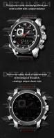 Reloj De Pulsera Digital Y Analógico NAVIFORCE NF9236 Para Hombre Dual Display Reloj Militar De Lujo Impermeable Deportivo Casual Con Pantalla LED Y Alarmas - details 6