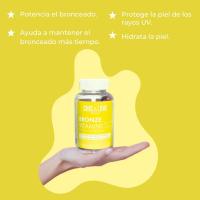 Chic & Love Bronze Vitamins, Bronceado Más Intenso Y Duradero. 60 Gominolas Sabor Naranja Con Cobre Y Vitamina C. - details 2