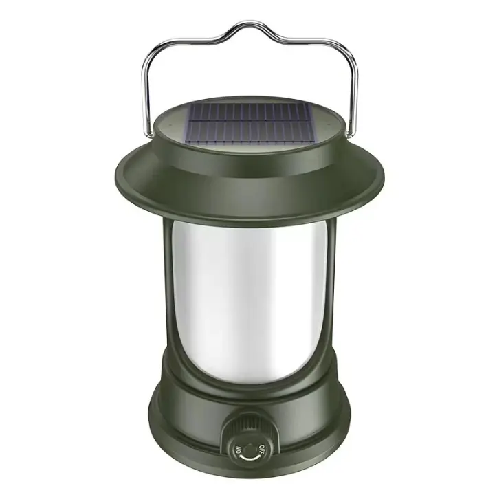 Camping Lamp Retro Portable Lantern Waterproof Emergency Light Hanging Tent Lamp for Outdoor Hiking Climbing Yard - 1