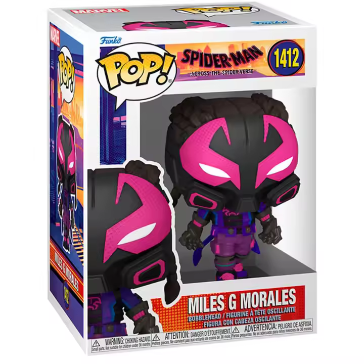 Funko Pop A Través Del Spider-verse Miles G Morales Spiderman Marvel - 1