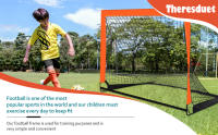 Red De Fútbol Pop up Para Jardín 1 Pieza Portería De Fútbol Para Entrenamiento De Fútbol Regalo De Cumpleaños Para Niños - details 8