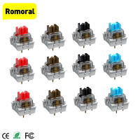 Teclado Mecánico Romoral Con Interruptores Lineales Y Táctiles Silentes Rojos Y Marrones Compatible Con MX Switch Para Escritorio - details 0