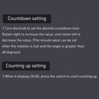 Baseus Timer De Cocina Magnético Digital Contador De Relevo Manual Con Alarma Para Cocinar Baño Estudio Medidor De Tiempo - details 11