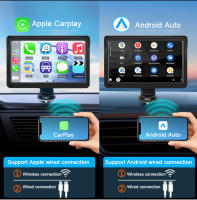 Reproductor Multimedia Para Coche Universal 7 Pulgadas Con Carplay Y Android Auto HD Pantalla Táctil FM AUX USB Bluetooth Sin Cable - details 3
